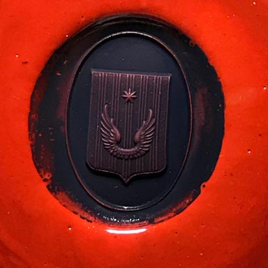 ceralacca da anello sigillo con stemma araldico (heraldic crest)